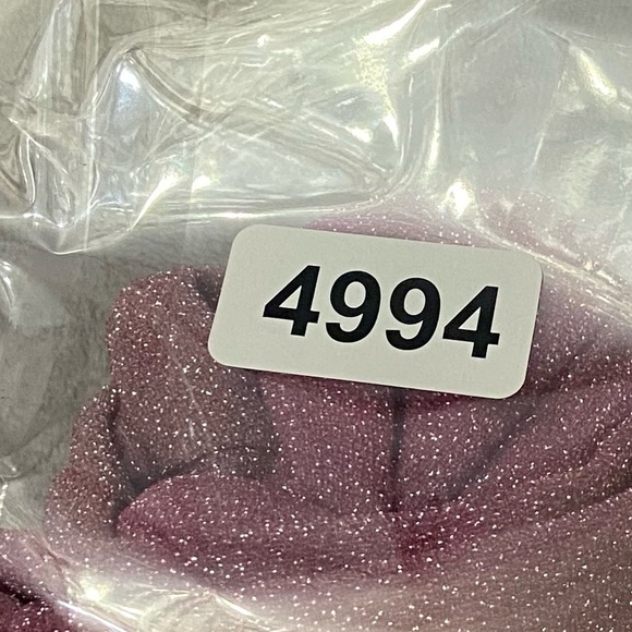 New! Beach Riot Claire sparkle ombré side tie bottoms purple 24994 - Picture 10 of 10